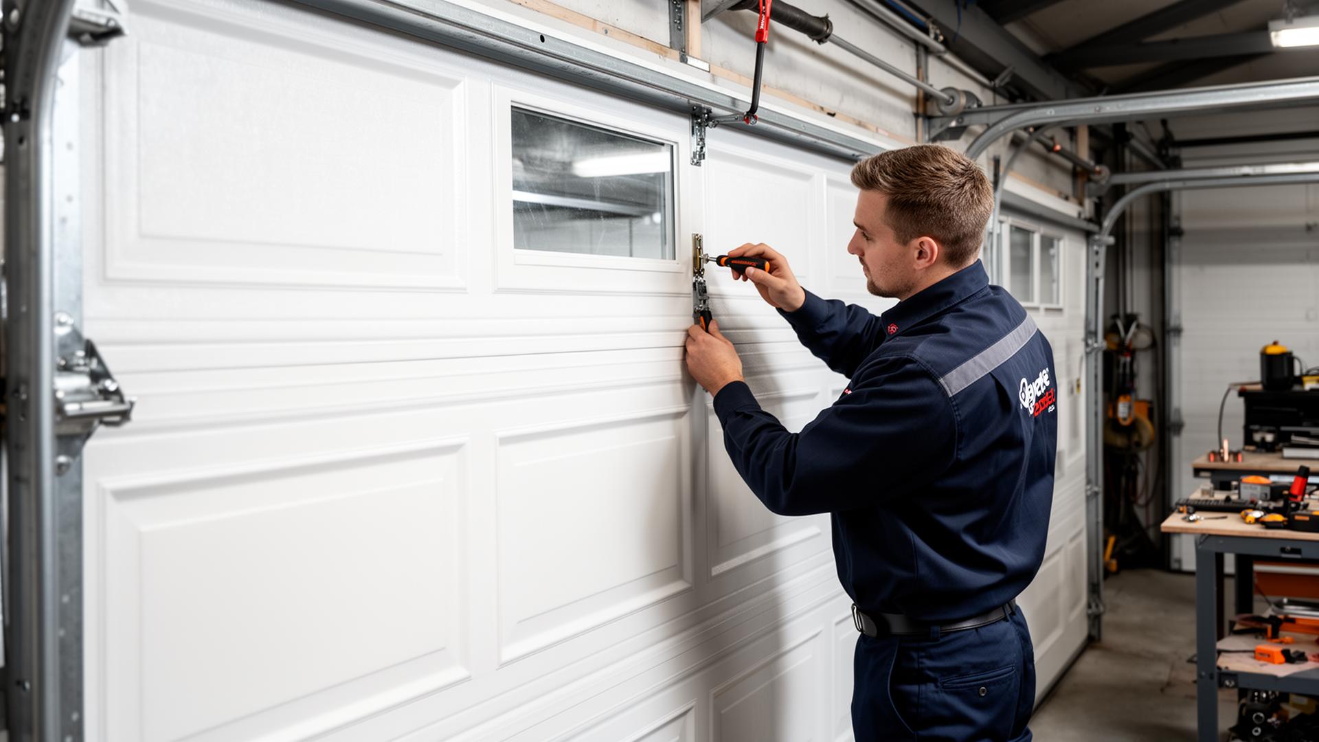 Garage door service technician